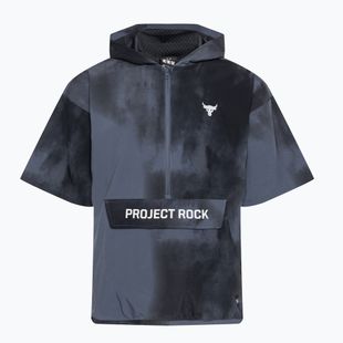 Férfi sportdzseki Under Armour Project Rock Warm Up Hooded downpour gray/mod gray