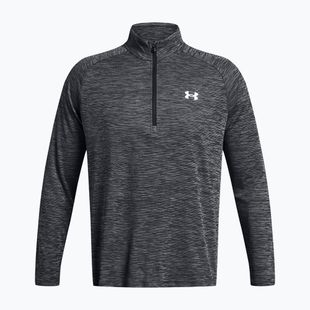Férfi pulóver Under Armour Tech Textured 1/2 Zip LS black/white