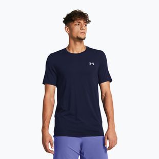 Férfi edzőpóló Under Armour Vanish Seamless midnight navy/mod gray