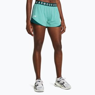 női rövidnadrágUnder Armour Play Up Twist 3.0 radial turquoise/hydro teal/white