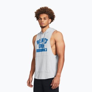 férfi hosszú ujjú Under Armour Project Rock Rents Due HD mod gray medium heather/viral blue