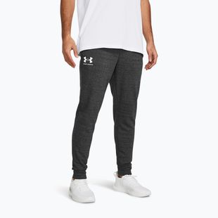 Férfi nadrág Under Armour Rival Terry Jogger castlerock light heather/onyx white