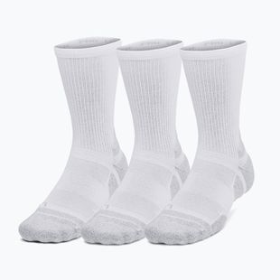 Zokni Under Armour Perf Tech Pro 3 Pack Crew white/white/mod gray