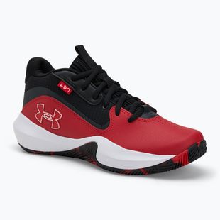 Under Armour Lockdown 7 piros/fekete/fehér kosárlabda cipő