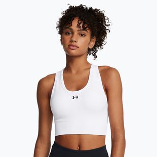 Under Armour edzőmelltartó Vanish Seamless Mid Márkás fehér / fekete