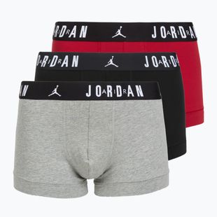 Férfi boxeralsó Nike Jrdan JHM Flight Cotton Trunk 3 pairs gym red/black