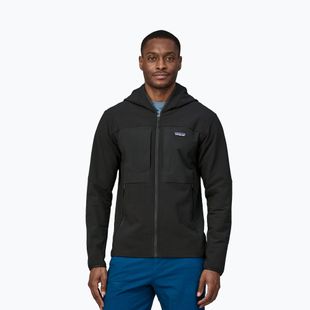 Férfi Patagonia R2 TechFace Hoody softshell dzseki fekete