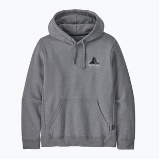 Férfi Patagonia Chouinard Crest Uprisal Hoody gravel heather melegítőfelső