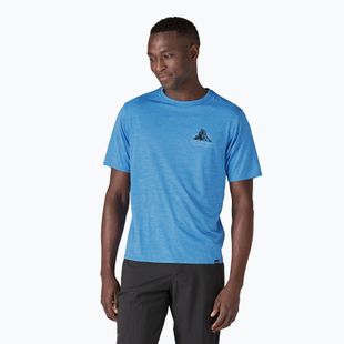 Férfi Patagonia Cap Cool Daily Graphic Shirt Lands chouinard crest/vessző kék x-dye