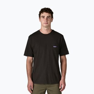 Férfi Patagonia Daily Pocket Tee fekete