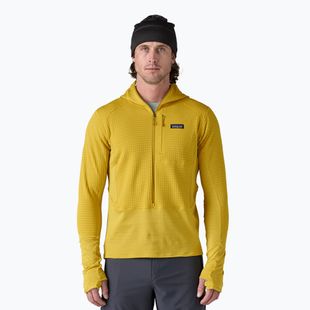 Férfi Patagonia R1 Hybrid Pullover Hoody softshell dzseki bundle zöld