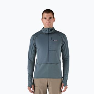 Férfi Patagonia R1 Hybrid Pullover Softshell kabát utility kék