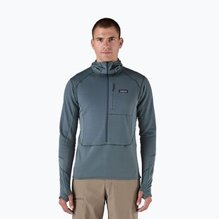 Férfi Patagonia R1 Hybrid Pullover Softshell kabát utility kék