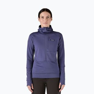 Női softshell dzseki Patagonia R1 Hybrid Pullover Hoody solstice lila