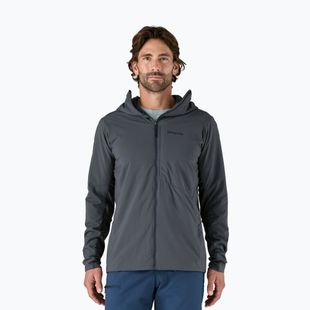 Férfi hibrid dzseki Patagonia Nano-Air Ultralight Full-Zip kapucnis smolder blue