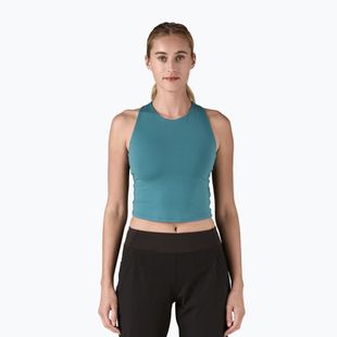 Női Patagonia Reversible Tank wetland kék trekking póló
