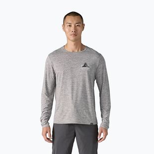 Férfi Patagonia Cap Cool Daily Graphic Lands chouinard címer/tollszürke hosszú ujjú sapka