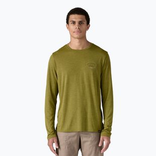 Férfi Patagonia Cap Cool Daily Graphic Lands clean climb roots/graze green x-dye hosszú ujjú sapka