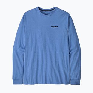 Férfi Patagonia P-6 Logo Responsibili Longsleeve bő kék