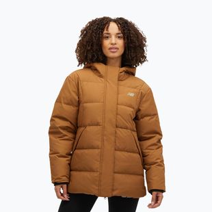 Női pehelydzseki New Balance NBX Soft Alpine Icon Down brown