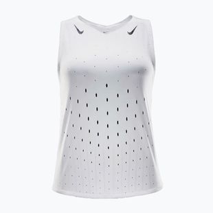 Női Nike AeroSwift Dri-Fit ADV Singlet fehér/fekete/fekete futópóló