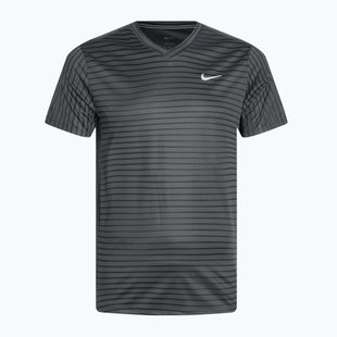 Férfi teniszpóló Nike Court Dri-Fit Top Novelty anthracite/white