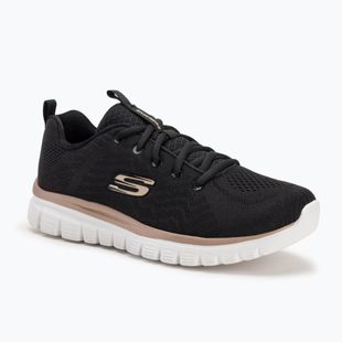 Női cipő SKECHERS Graceful Get Connected black/golda