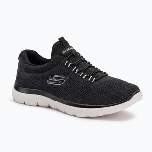 Női SKECHERS Summits Fun Flare fekete/fehér cipők