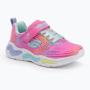 SKECHERS gyermek cipő S-Lights Wavy Beams rózsaszín/multi
