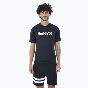 Hurley férfi O&O Quickdry Rashguard póló fekete