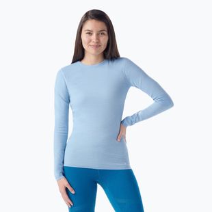 Női thermo hosszú ujjú felső Smartwool Intraknit Thermal Merino Baselayer Crew serene blue / white
