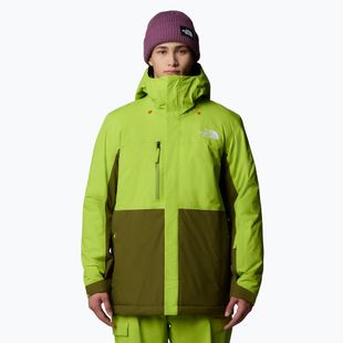 Férfi sídzseki The North Face Freedom Insulated meadow brass/forest olive