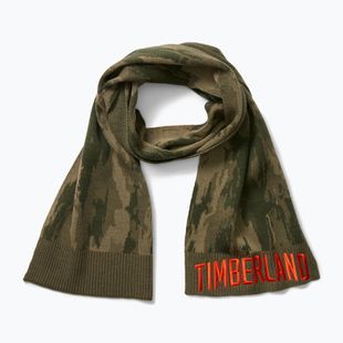 Férfi sál Timberland Camo Jacquard Scarf leaf green
