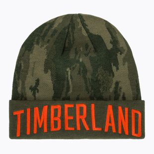 Férfi téli sapka Timberland Camo Jacquard Hat leaf green