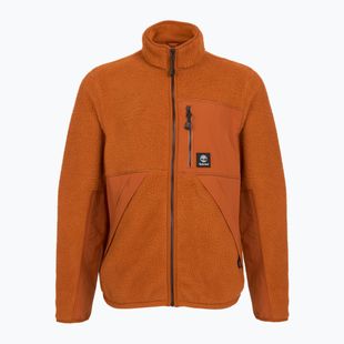 Férfi pulóver Timberland Sherpa Mix Media Fleece umber
