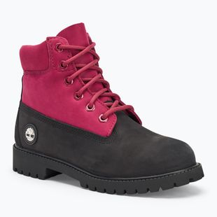 Gyerek cipő Timberland Premium 6 In Lace black nubuck/dark pink