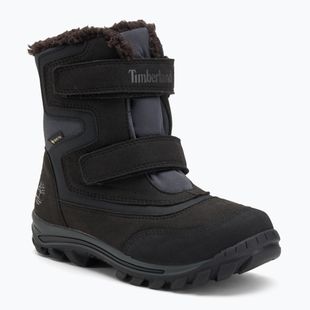 Gyerek hótaposó Timberland Chillberg 2-Strap Gore-Tex jet black