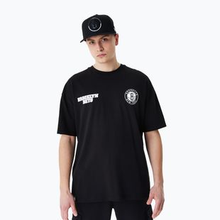 férfi póló New Era NBA Large Graphic BP OS Tee Brooklyn Nets black
