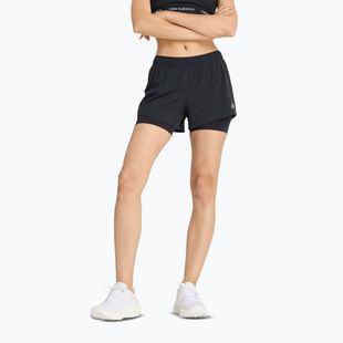 New Balance női rövidnadrág 2IN1 3" fekete