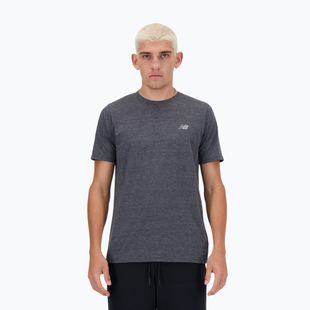 Férfi New Balance Sport Essentials Heathertech fekete heather póló