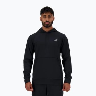 Férfi New Balance Tech Knit Hoodie fekete