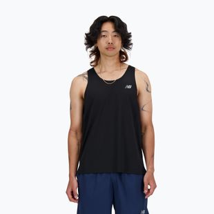 Férfi New Balance Sport Essentials Singlet fekete futópóló felső