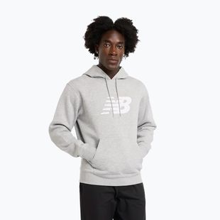 Férfi New Balance Core Brushed kapucnis pulóver atlétikai szürke