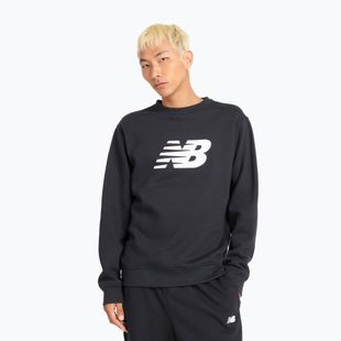 Férfi pulóver New Balance Sport Core Brushed Crew black/white