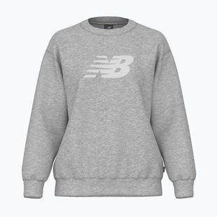 Női pulóver New Balance Sport Fleece Logo Crew atlétikai szürke