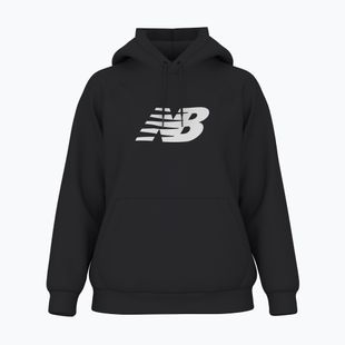 Női New Balance Fleece kapucnis pulóver fekete