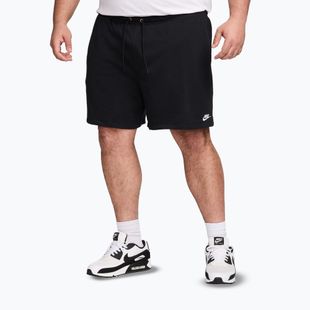 Férfi rövidnadrág Nike Club French Terry Flow black/black/white