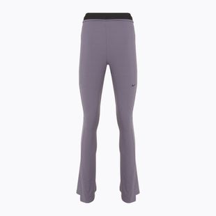 Női leggings Nike Sportswear Chill Knit Mini-Rib Flared daybreak/fekete