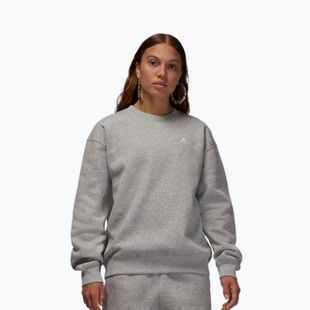 Női pulóver Jordan Brooklyn Fleece dark grey heather/white