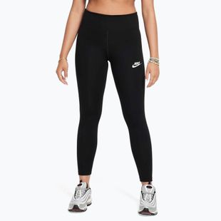 Nike Sportswear Classic High-Waisted fekete/fehér gyermek leggings fekete/fehér színben